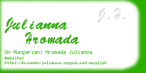 julianna hromada business card